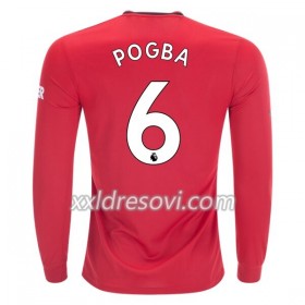 Manchester United Paul Pogba 6 Domaći Nogometni Dres 2019-2020 Dugim Rukavima